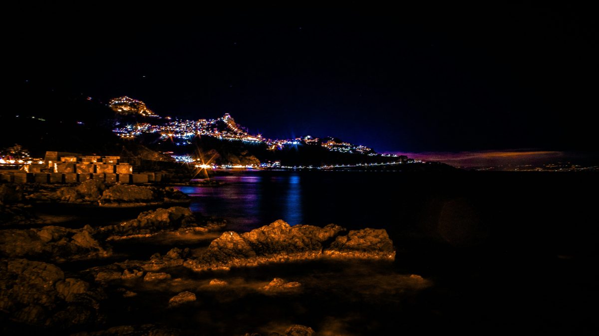 Stromboli by night